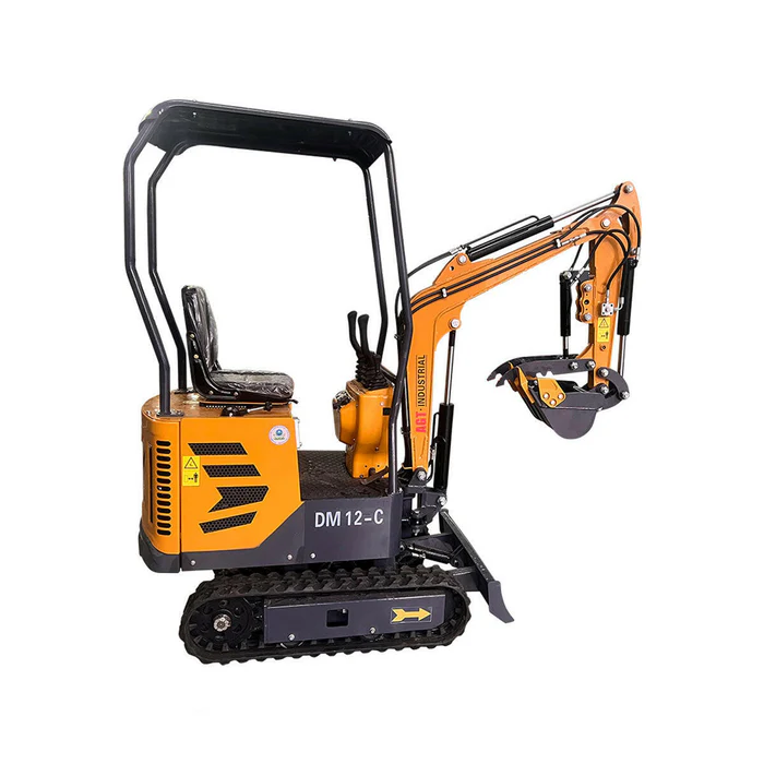 1-Ton Mini Excavator with 13.5 HP Gas Engine, Hydraulic Thumb & Side-Swing Boom - Image 2