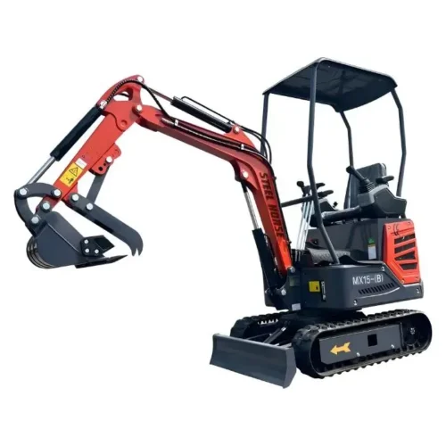 1-Ton Mini Excavator PLUS with Pilot Controls, Swing Boom & Hydraulic Thumb