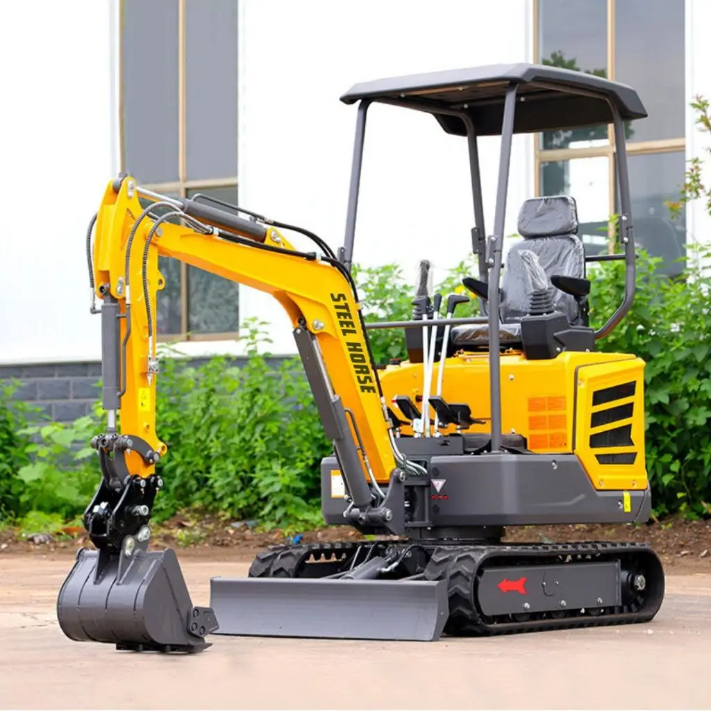 1-Ton Mini Excavator with Pilot Controls 1