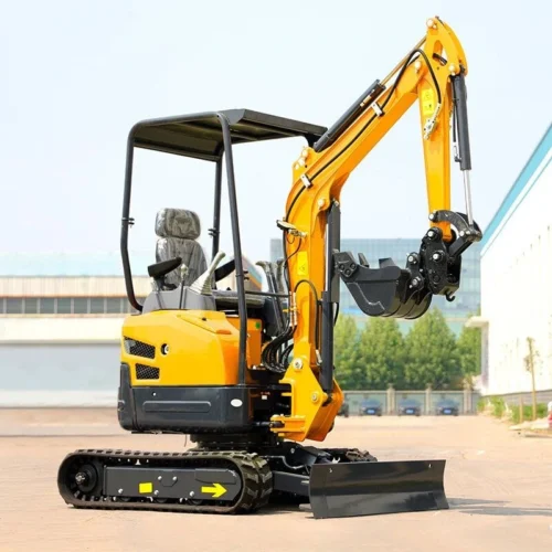 1 Ton Mini Excavator with Retractable Tracks