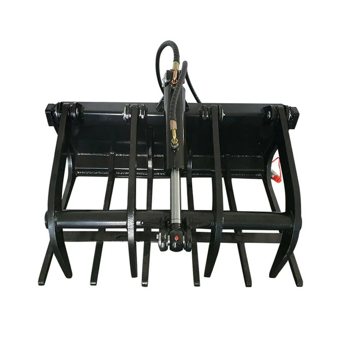 39" Hydraulic Grapple Mini Skid Steer Wood Grabber