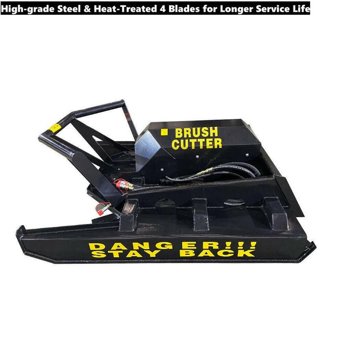 72 '' Heavy Duty Skid Steer Brush Cutter, 4 blade